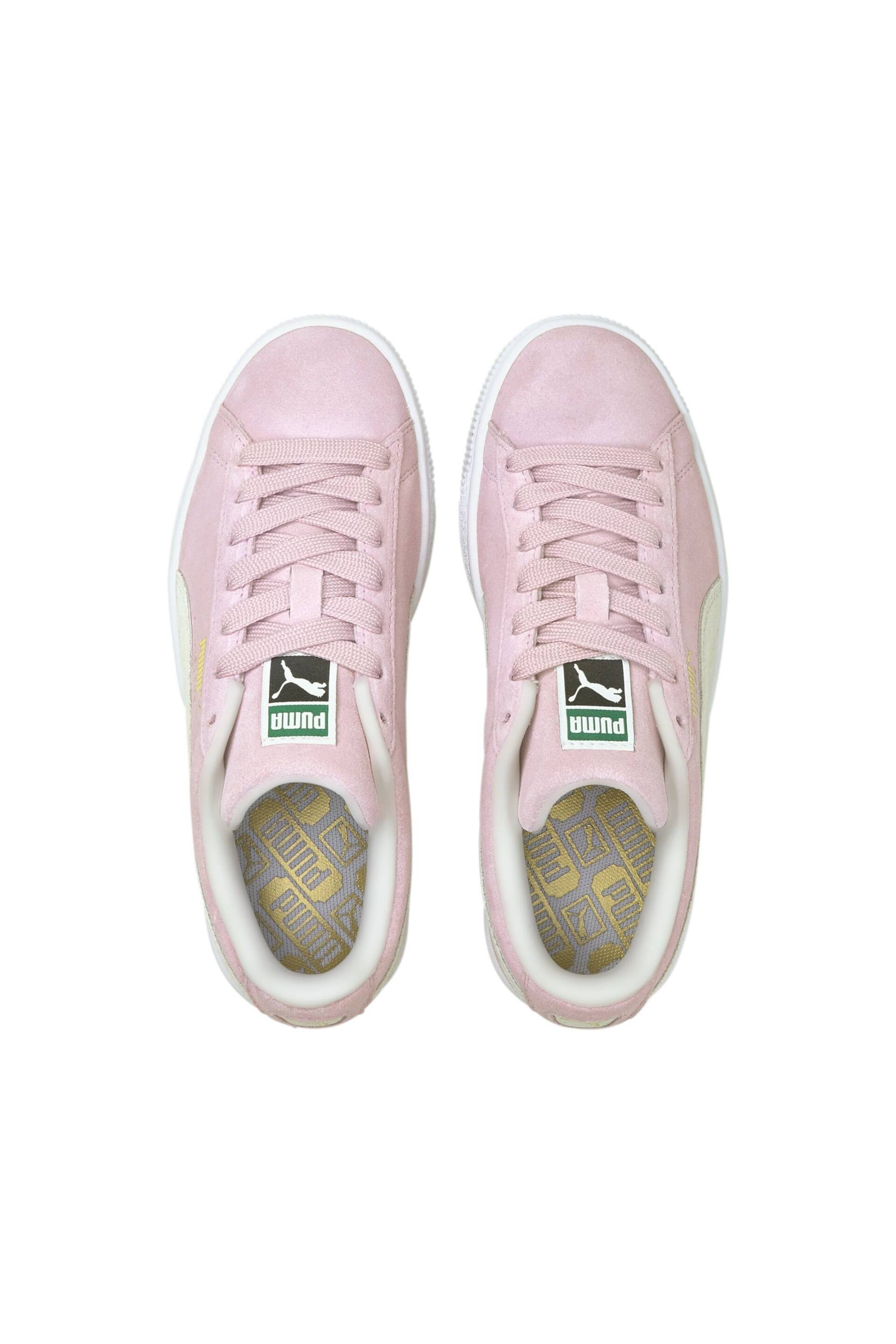 Puma Pink Suede Classic XXI Youth Trainers - Image 6 of 7