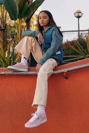 Puma Pink Suede Classic XXI Youth Trainers - Image 7 of 7