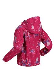 Regatta Salmon Pink Peppa Pig Muddy Puddle Waterproof Jacket - Image 4 of 4