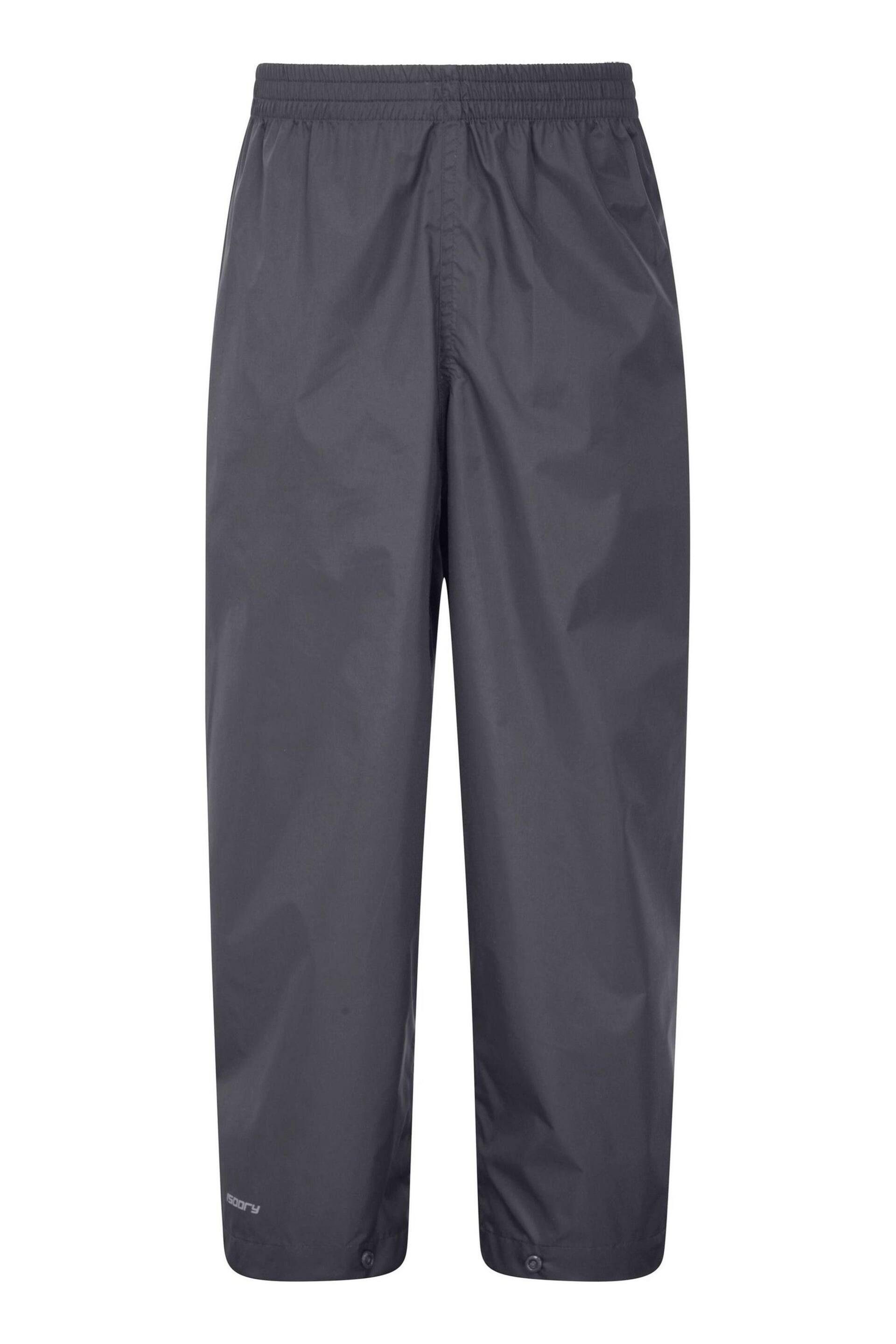 Mountain Warehouse Grey Pakka Kids Waterproof Over Trousers - Image 1 of 5