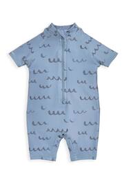 Mamas & Papas Blue Wave Crest Print Rashsuit - Image 2 of 5