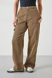 Hush Green Beatrice Soft Utility Trousers - Image 3 of 6