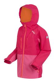 Regatta Pink Junior Highton V Waterproof Hiking Jacket - Image 7 of 7