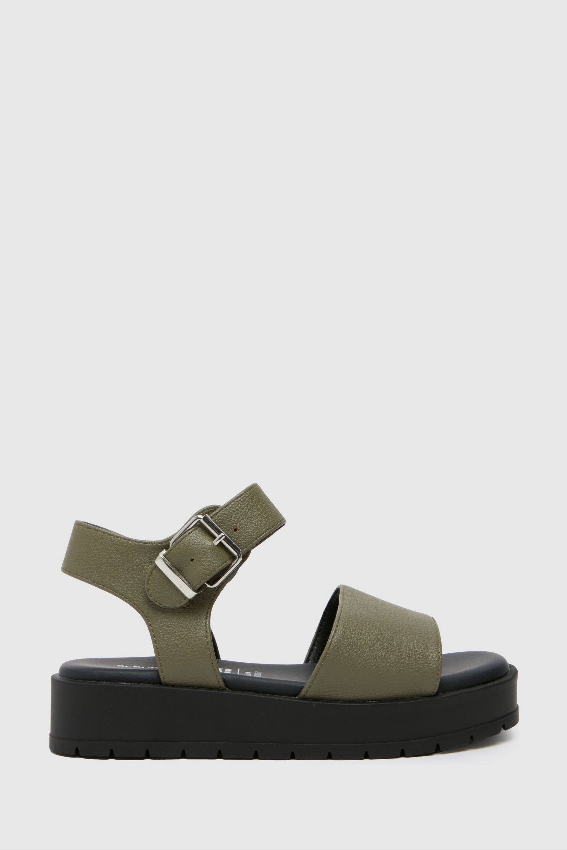 Schuh Green Trixie Chunky Sandals - Image 1 of 4