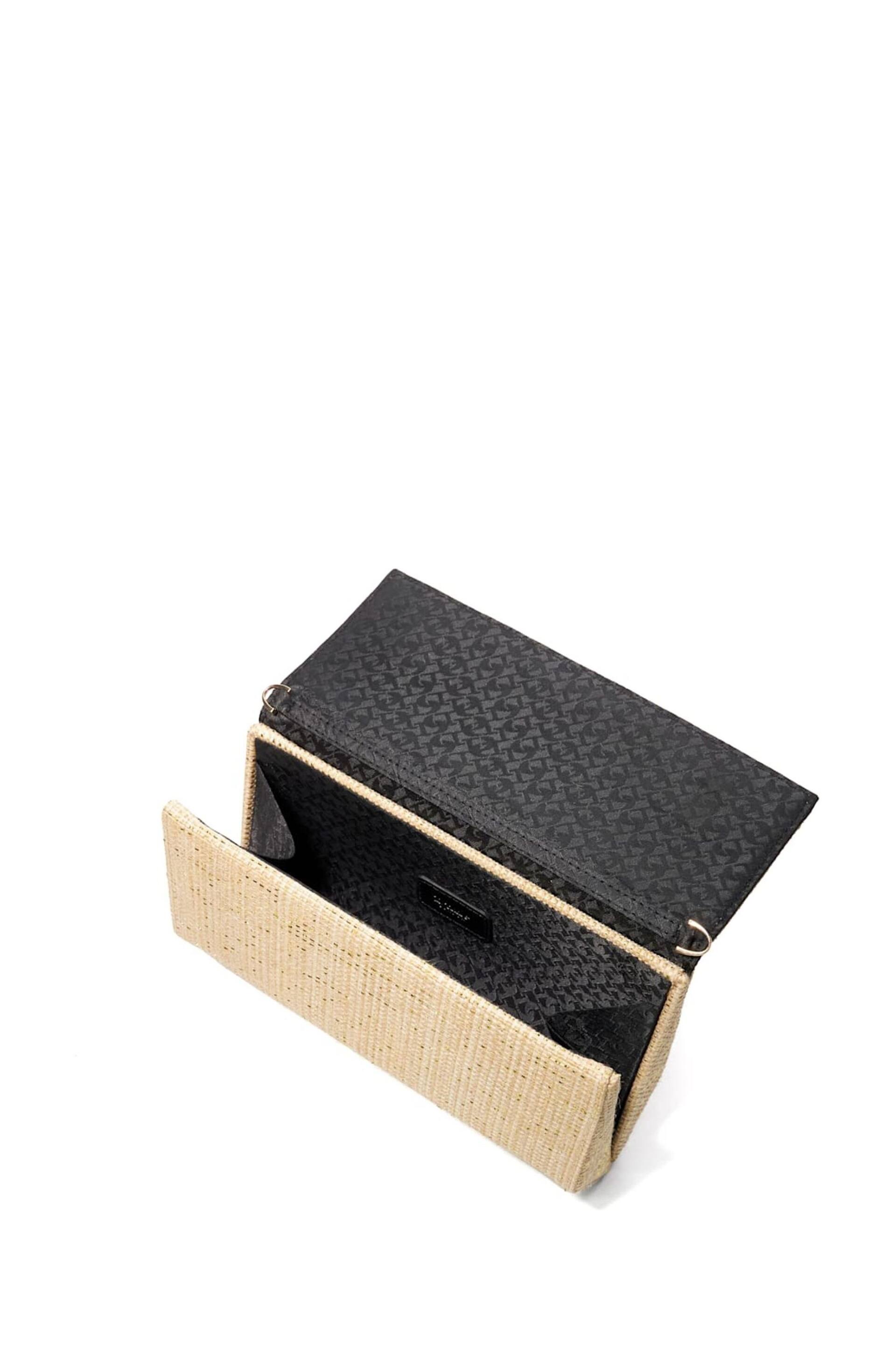 Dune London Gold Ballads Structured Foldover Clutch Bag - Image 4 of 5