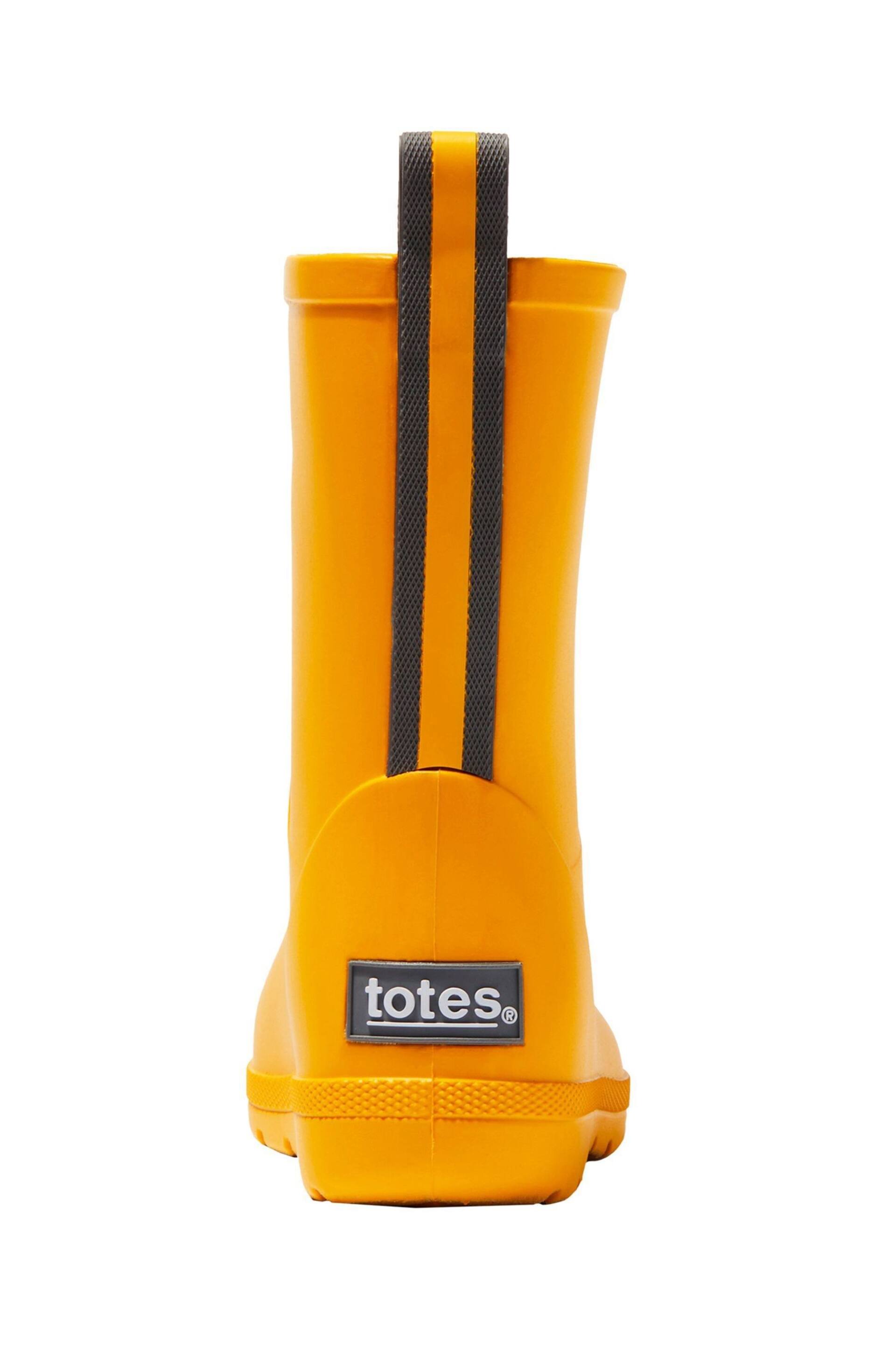 Totes Yellow Childrens Charley Welly Boots - Image 3 of 6