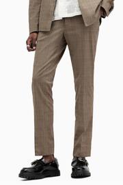 AllSaints Brown Maffrett Trousers - Image 1 of 7