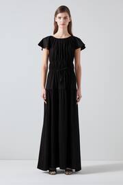 LK Bennett Carla Cotton Lenzing™ Ecovero™ Viscose Maxi Dress - Image 1 of 3