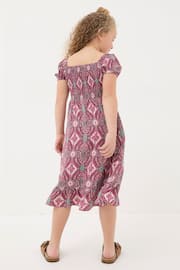 FatFace Purple Adele Paisley Midi Dress - Image 2 of 5