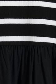 River Island Black Striped Linen Midi Dress - Image 4 of 4