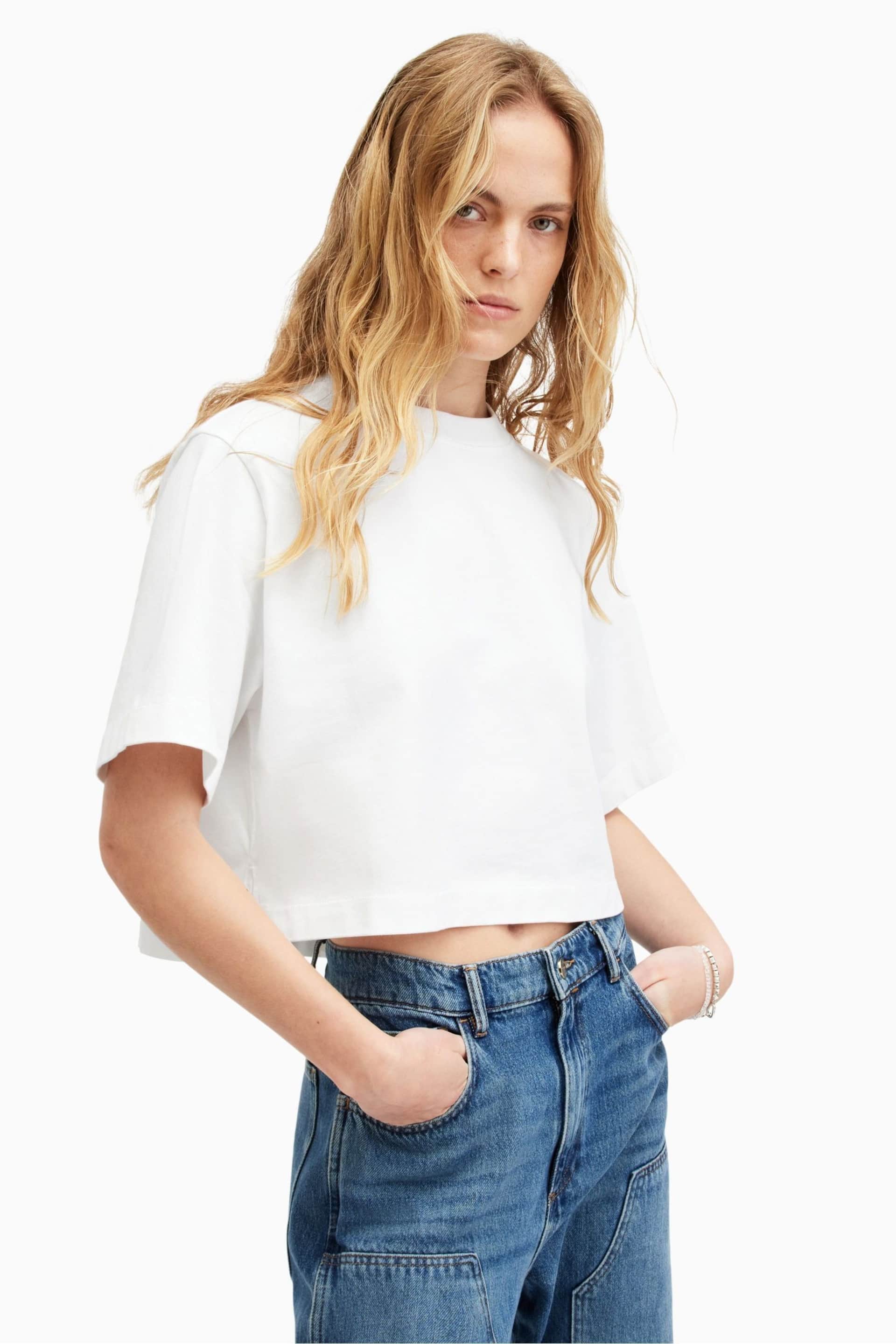 AllSaints White Lottie T-Shirt - Image 1 of 7