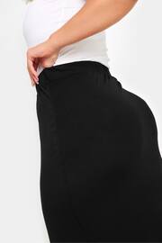 Yours Curve Black Tube Maxi Skirt - Image 4 of 5