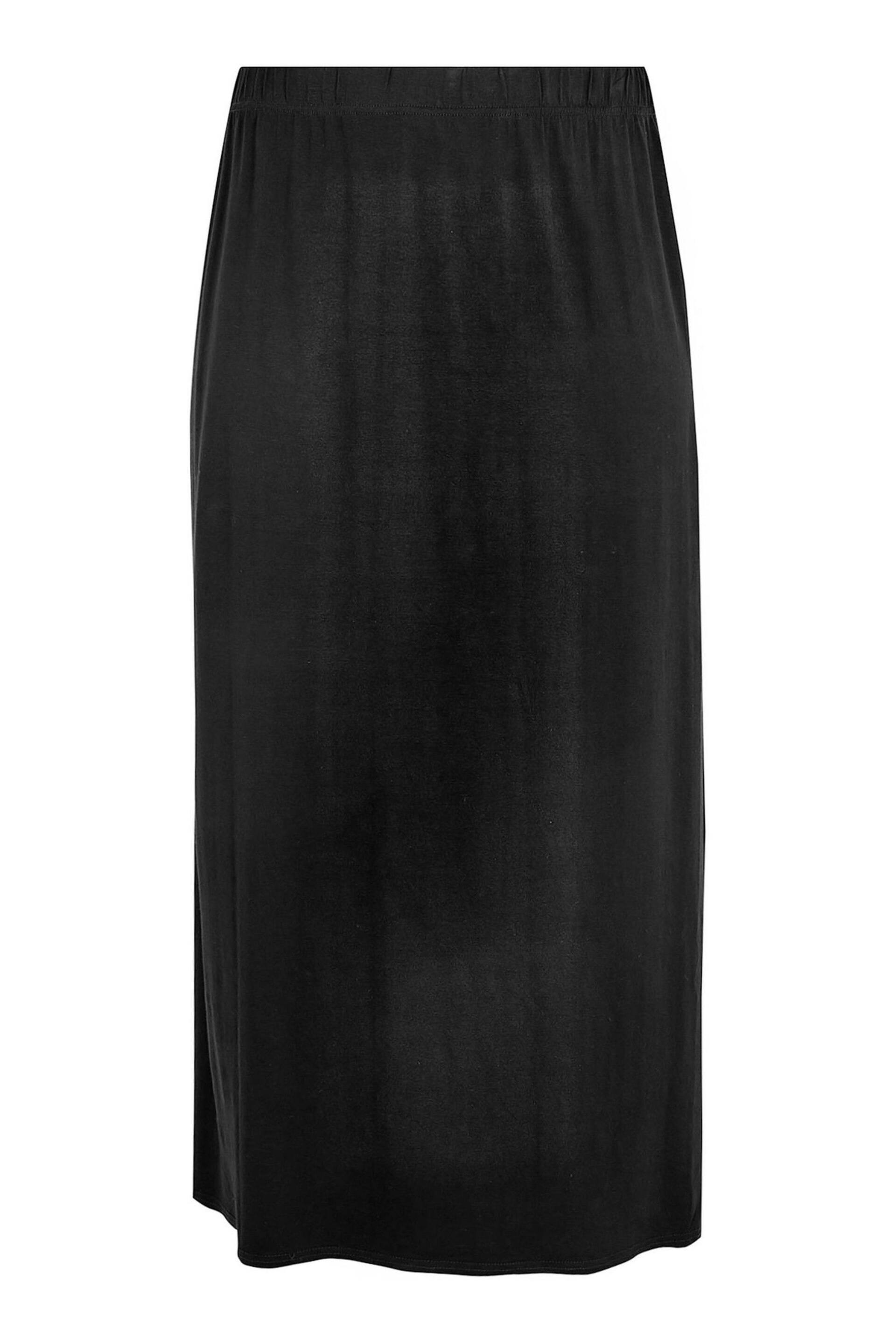 Yours Curve Black Tube Maxi Skirt - Image 5 of 5