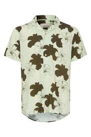 Blend Green Floral Short Sleeve Shirt - Image 5 of 5