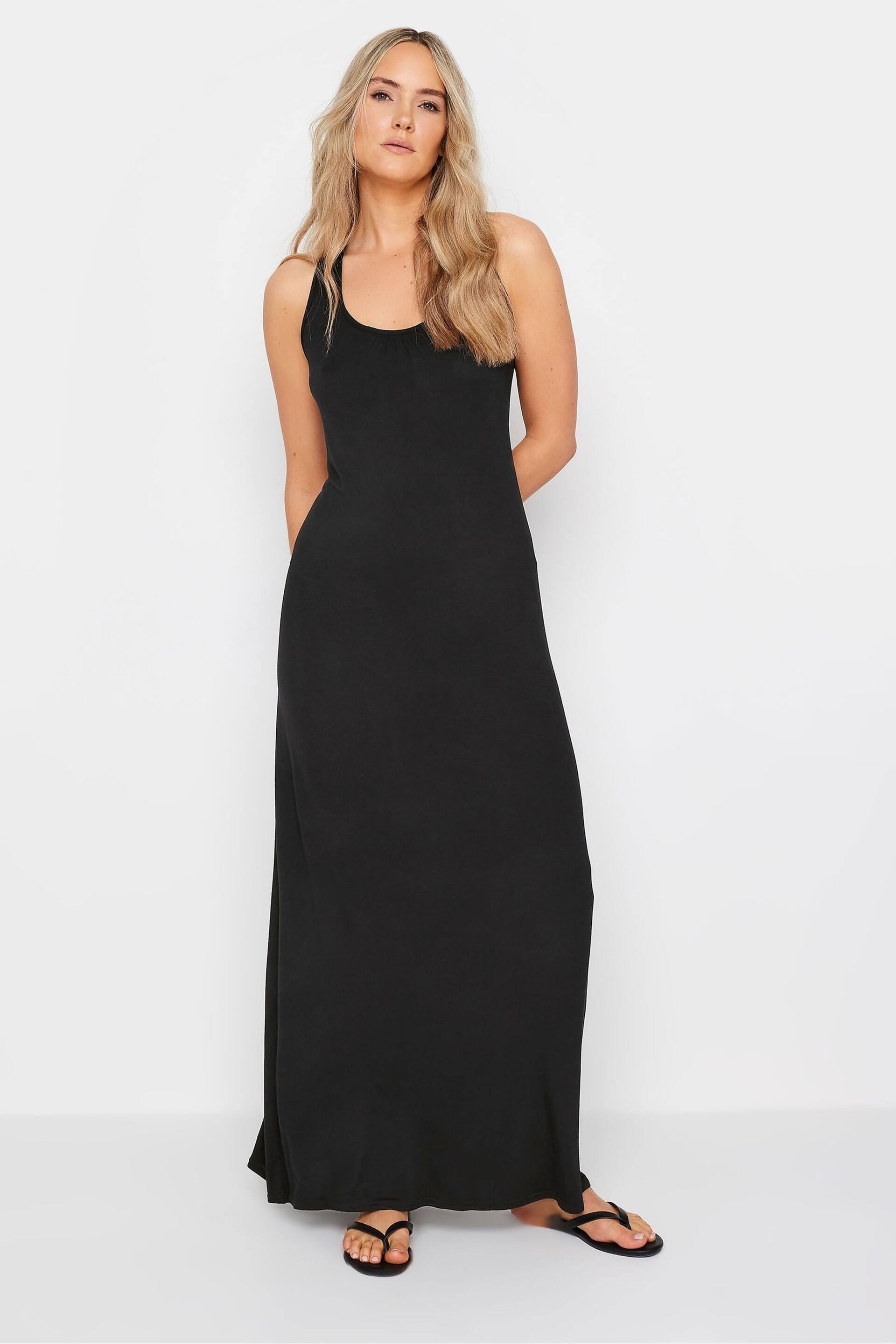 Long Tall Sally Black Tall Racer Back Maxi Dress - Image 1 of 5