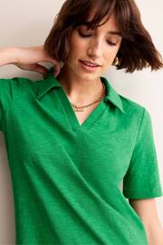 Boden Green Ingrid Polo Cotton Dress - Image 4 of 5