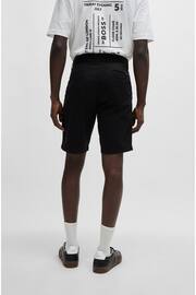 BOSS Black Slim Fit Stretch Cotton Chino Shorts - Image 2 of 5