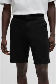 BOSS Black Slim Fit Stretch Cotton Chino Shorts - Image 4 of 5