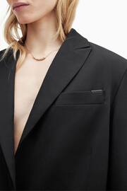 AllSaints Black Nellie Blazer - Image 8 of 9