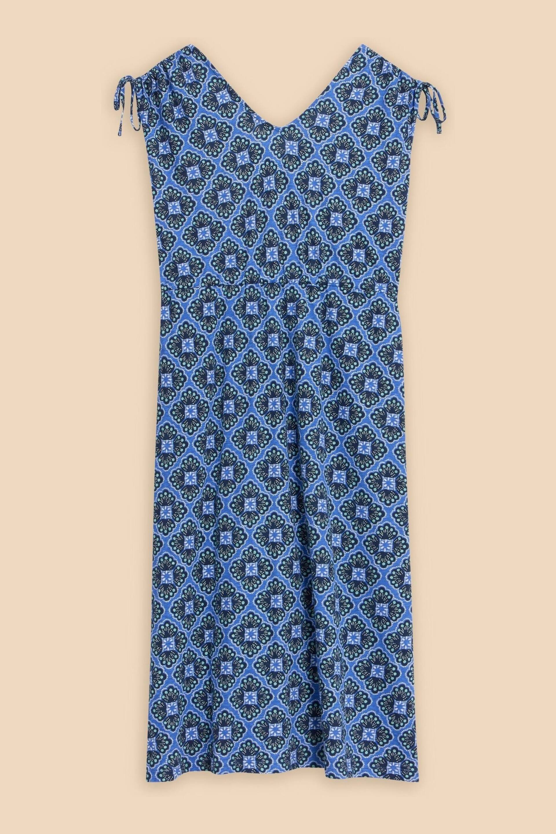 White Stuff Blue Freya Jersey Beach Dress - Image 6 of 7