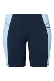 Navy Blue Power 6" Biker Shorts - Image 9 of 9
