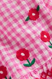 Boden Pink Frill Hem Woven Shorts - Image 3 of 3