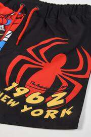 Brand Threads Black Spiderman Boys Swim Shorts - Image 4 of 4