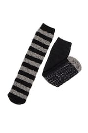 Totes Black Mens Supersoft Twin Pack Socks - Image 1 of 4