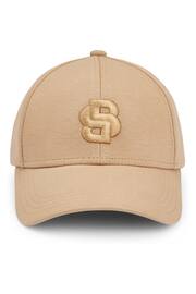 BOSS Natural Cotton-Blend Cap With Embroidered Double Monogram - Image 4 of 4