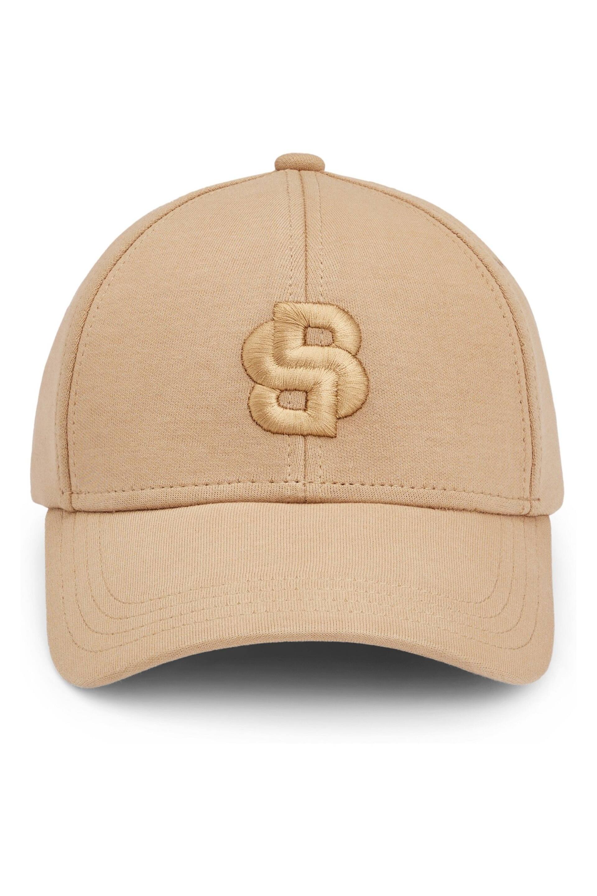 BOSS Natural Cotton-Blend Cap With Embroidered Double Monogram - Image 4 of 4
