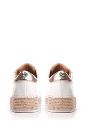 Moda in Pelle Mini Breely Wedges Woven Sole White Trainers - Image 3 of 4