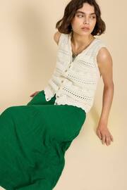 White Stuff Green Phoebe Maxi Skirt - Image 2 of 7