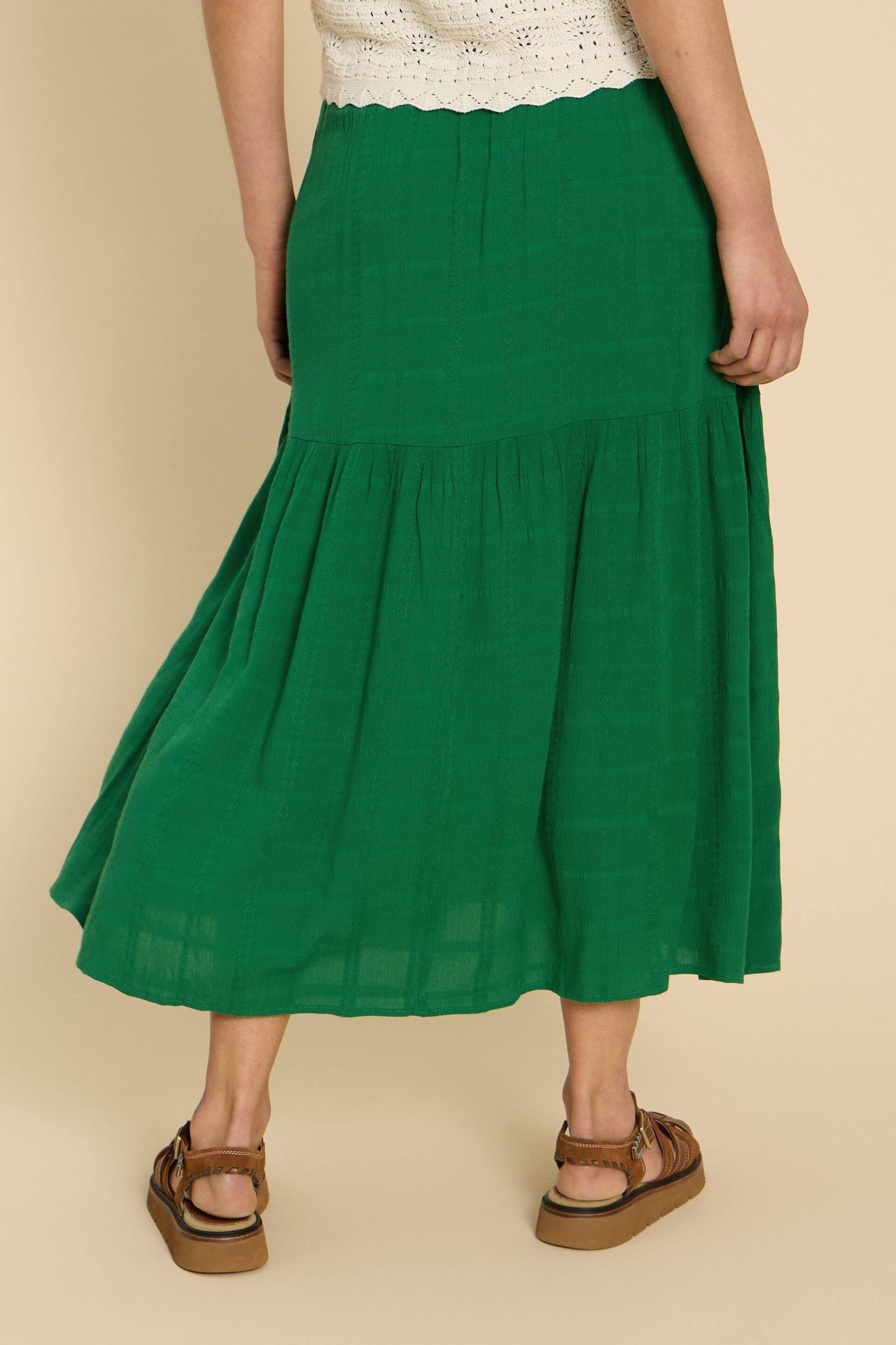 White Stuff Green Phoebe Maxi Skirt - Image 3 of 7