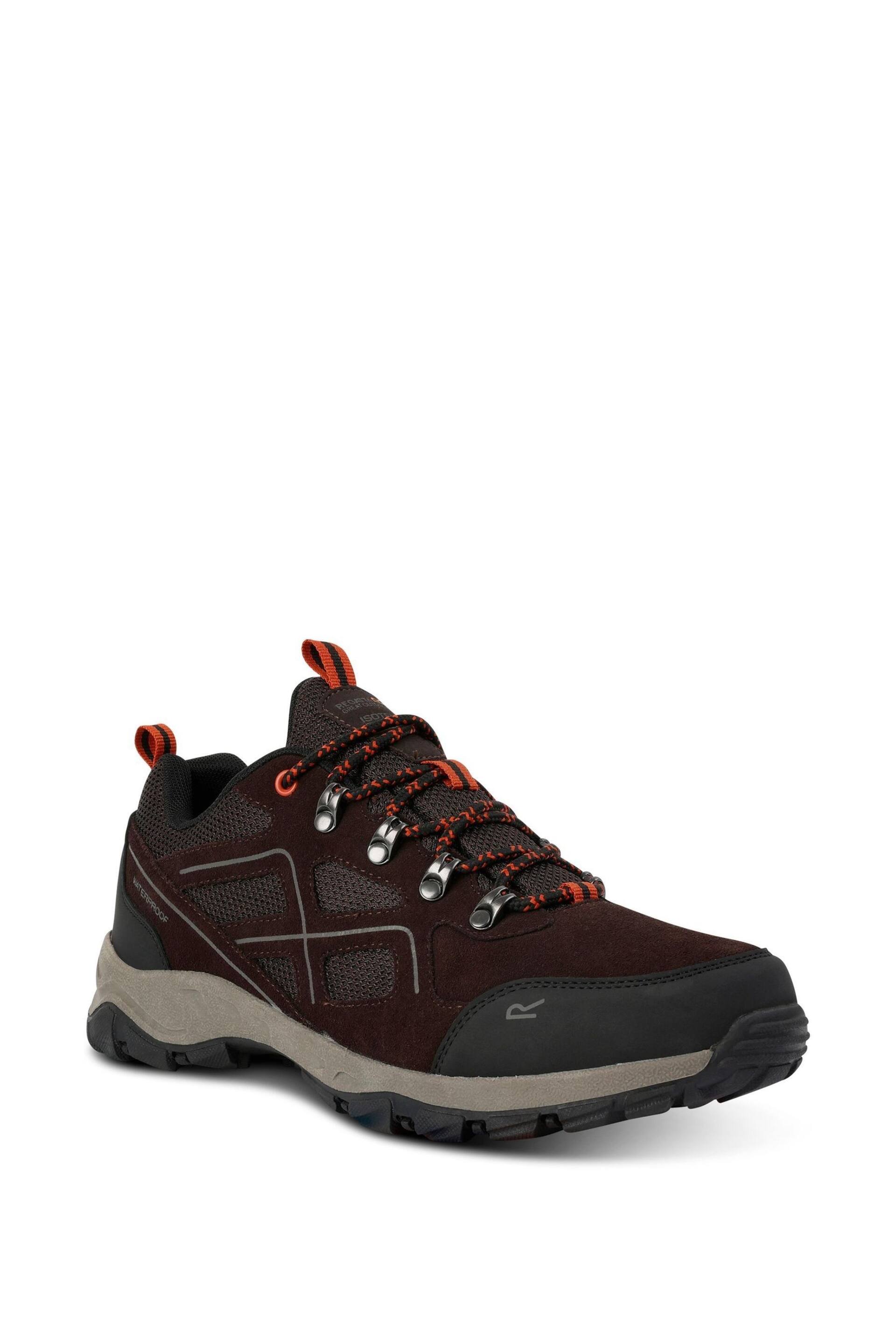 Regatta Brown Vendeavour Suede Waterproof Hiking Shoes - Image 2 of 8