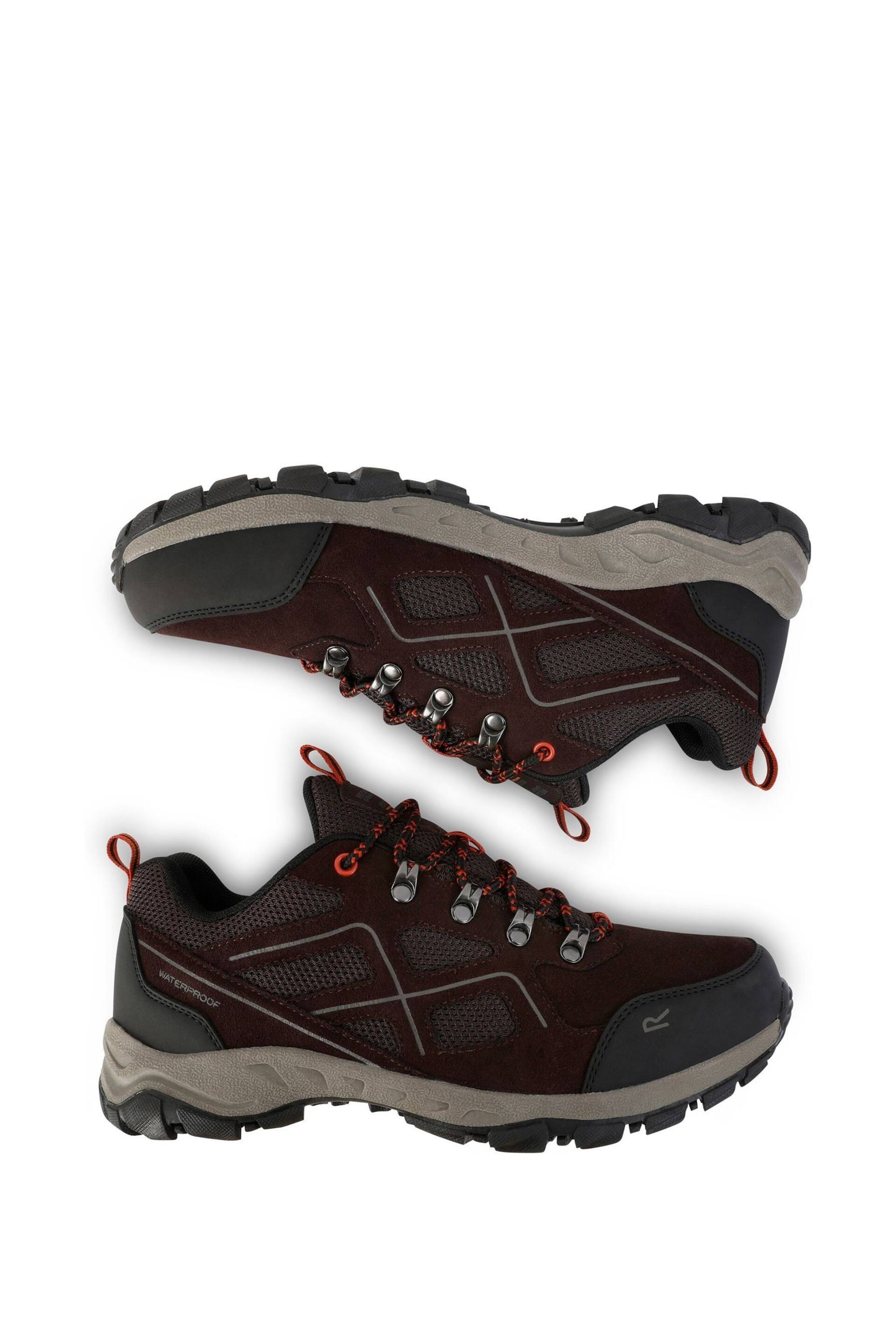 Regatta Brown Vendeavour Suede Waterproof Hiking Shoes - Image 4 of 8