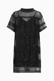 AllSaints Black Embroidered Izabela Dress - Image 7 of 7