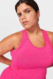 Sweaty Betty Punk Pink Athlete Seamless Workout Tank Top - Image 3 of 5