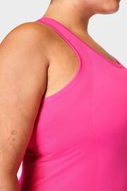 Sweaty Betty Punk Pink Athlete Seamless Workout Tank Top - Image 5 of 5