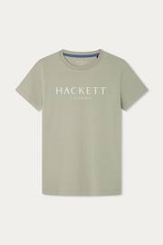 Hackett London Older Boys Green Short Sleeve T-Shirt - Image 1 of 2