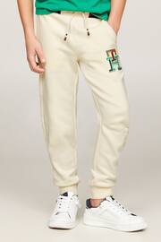 Tommy Hilfiger Cream Monogram Sweatpants - Image 1 of 6