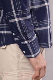 Lakeland Leather Blue Clothing Warrick Cotton Shirt - Image 7 of 7