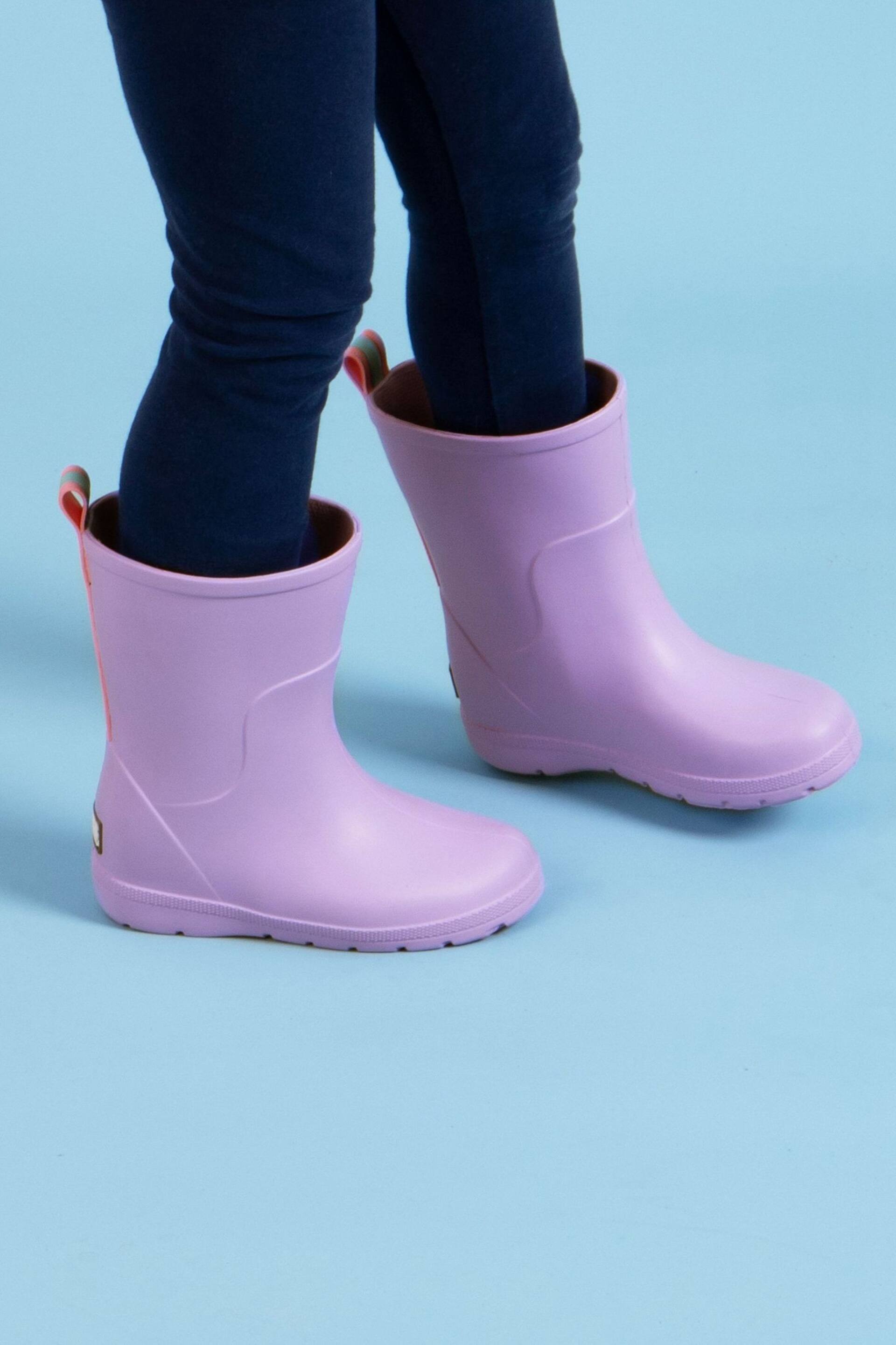 Totes Purple Childrens Charley Welly Boots - Image 1 of 5