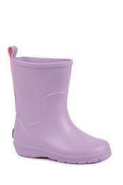 Totes Purple Childrens Charley Welly Boots - Image 2 of 5