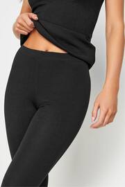 PixieGirl Petite Black Active Ribbed Leggings - Image 4 of 5