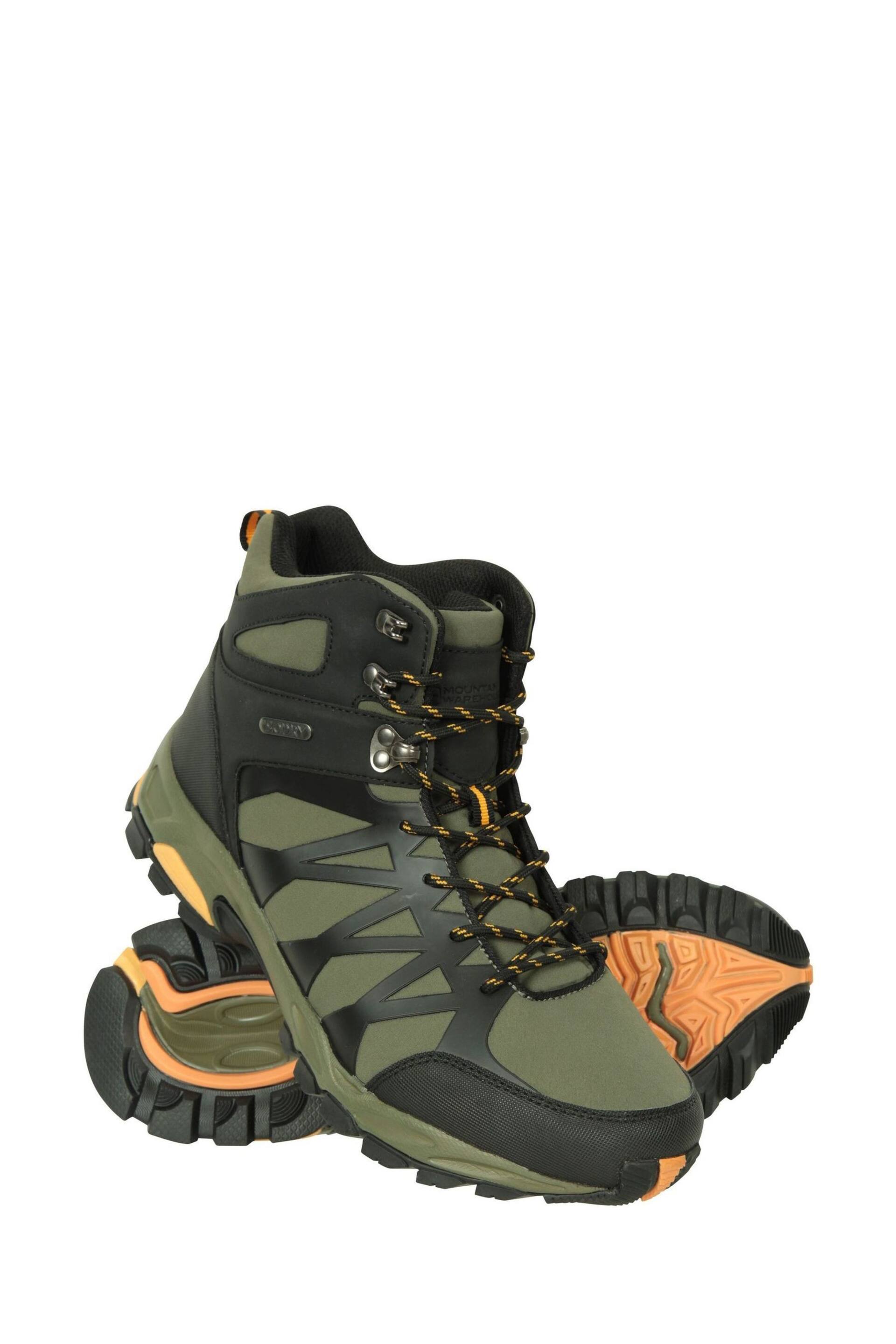 Mountain Warehouse Green Mens Trekker II Waterproof Softshell Walking Boots - Image 1 of 5