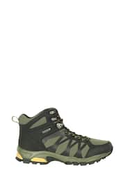 Mountain Warehouse Green Mens Trekker II Waterproof Softshell Walking Boots - Image 2 of 5