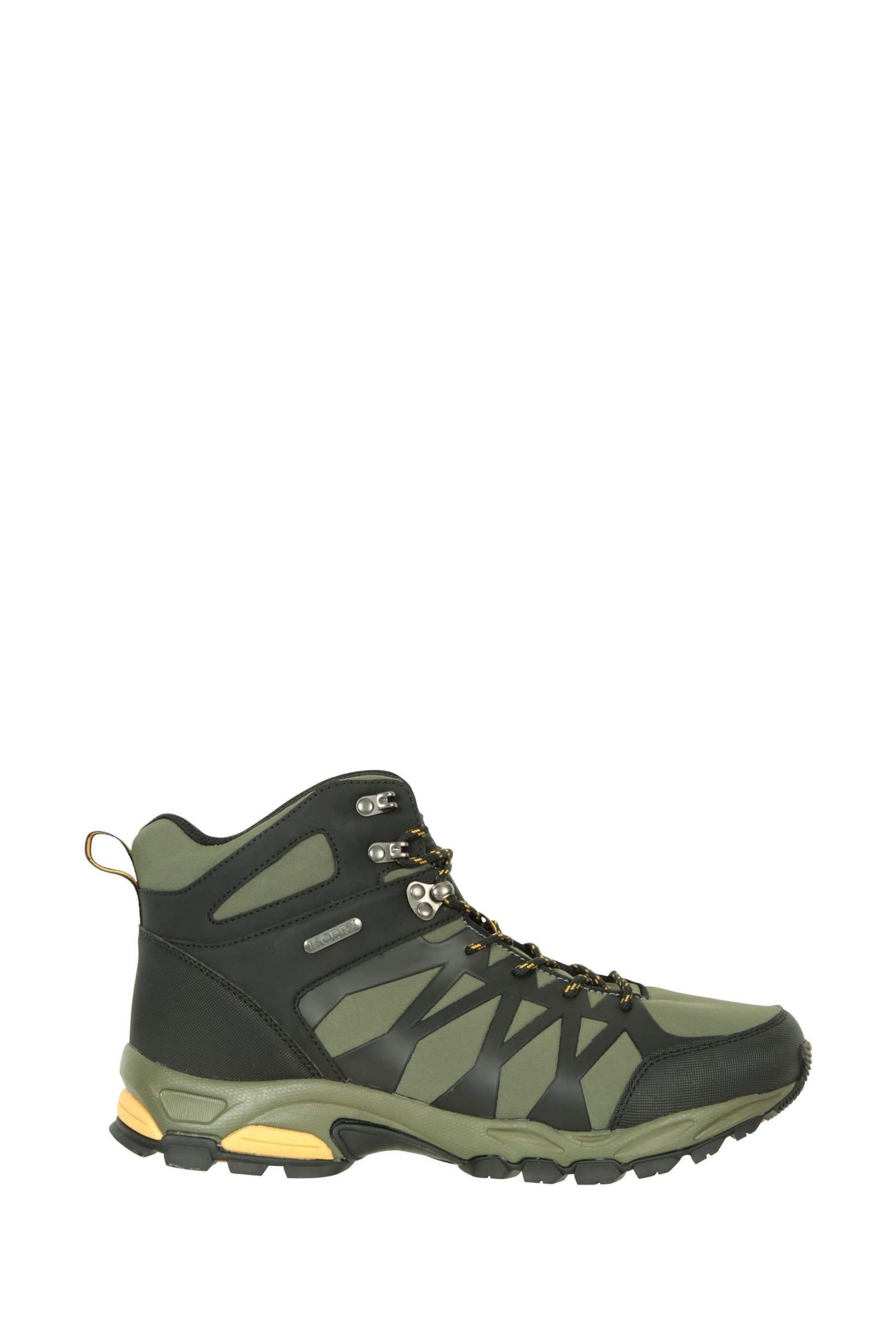 Mountain Warehouse Green Mens Trekker II Waterproof Softshell Walking Boots - Image 2 of 5
