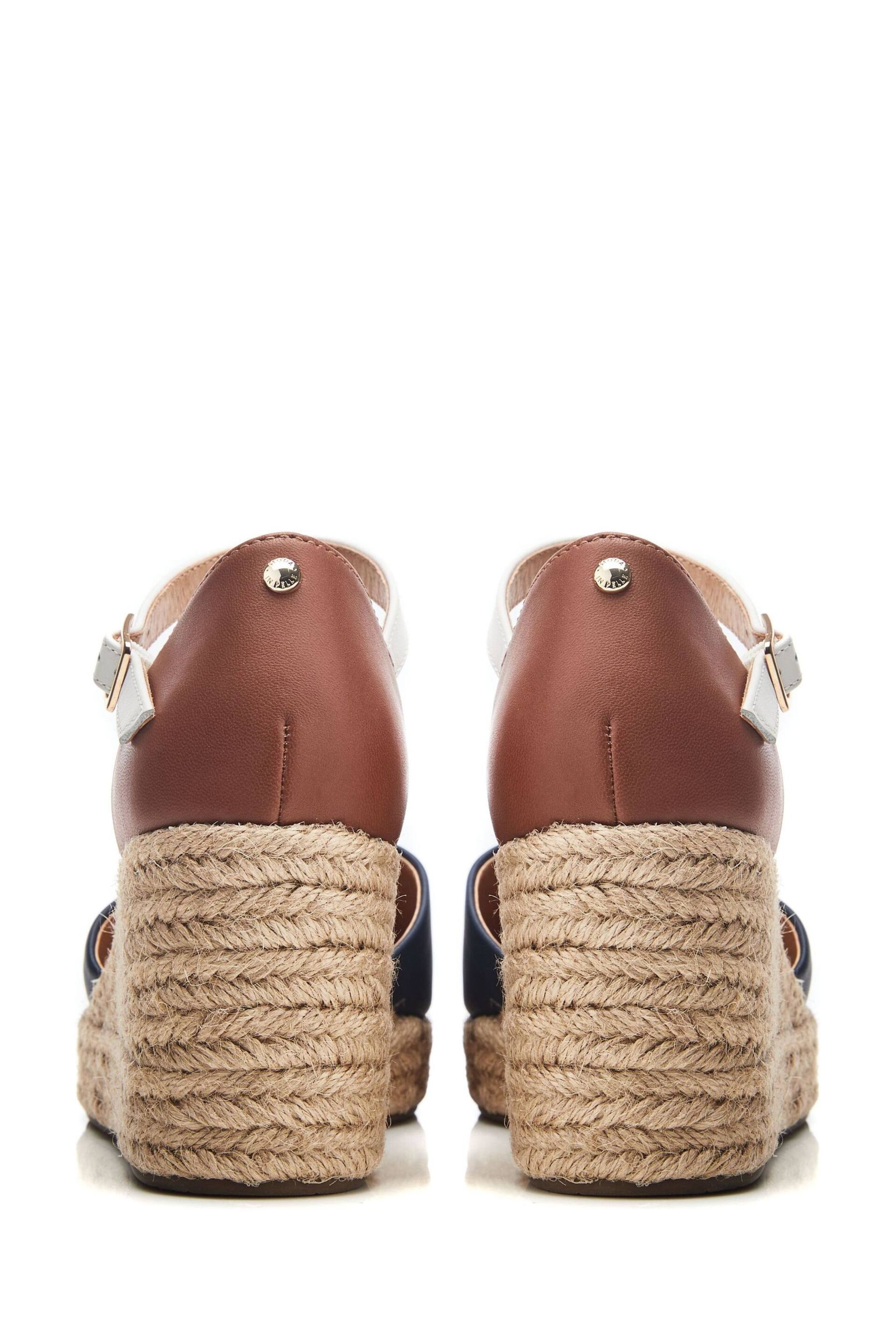 Moda in Pelle Gialla Square Toe Espadrille Wedges - Image 3 of 4