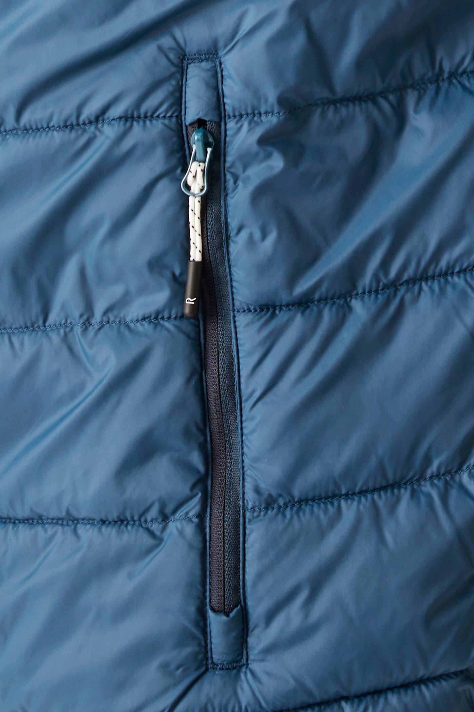 Regatta Navy Blue Hooded Hillpack II Lightweight Padded Jacket - Image 6 of 9