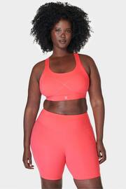 Sweaty Betty Coral Pink Medium Power Support Sports Bra - Image 2 of 6